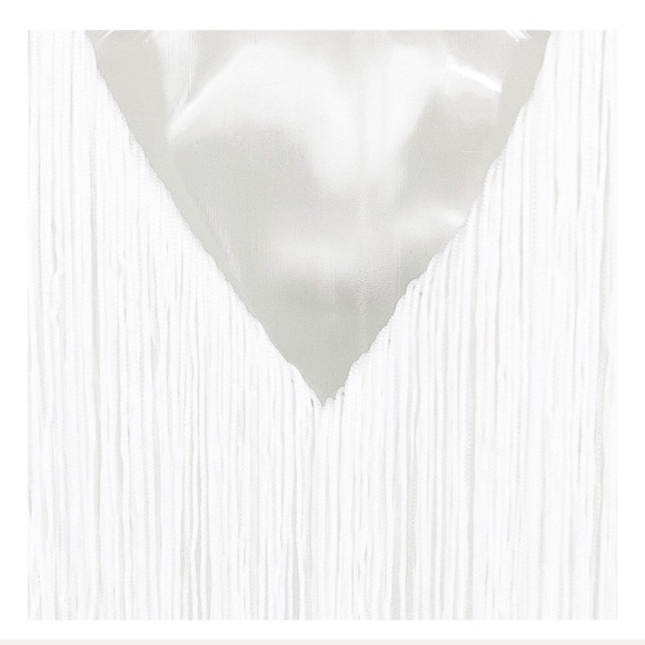 🎉 Host Pick! 🎉 NEW! White Fringe Jumpsuit - Picture 7 of 8